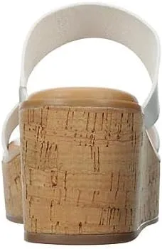 Michael By Michael Shannon Pierre - Women's Platform Open Toe Two Band Slip-On Slide Sandals