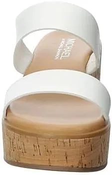 Michael By Michael Shannon Pierre - Women's Platform Open Toe Two Band Slip-On Slide Sandals