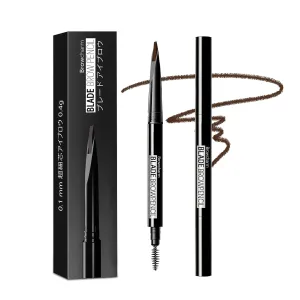 Microblading Eyebrow Pencil for Women,0.1mm Ultra-Fine Mechanical Pencil,Makeup Brow Definer Waterproof,Draws Tiny Brow Hairs and Fills in Sparse Areas and Gaps 06 Brown,1 Count Pack of 1