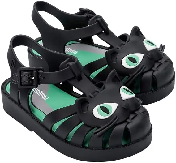 mini melissa Possession Kids Sandal - Comfortable Fisherman Style Kid's Jelly Shoes for Toddlers and Girls, Adjustable Fit