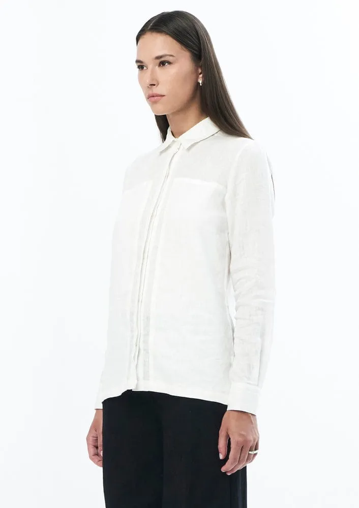 MINIMAL BLOUSE IN OFF WHITE