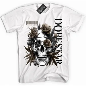 Mocha Palomino 1s Sneaker Shirt Skull Poppies Graphic