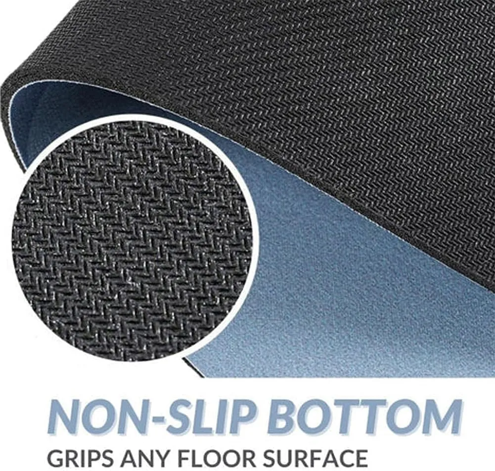 Modrindz Magic Bath Mat: Modern Non-Skid Quick Dry (Blue, 16 x 24 in)