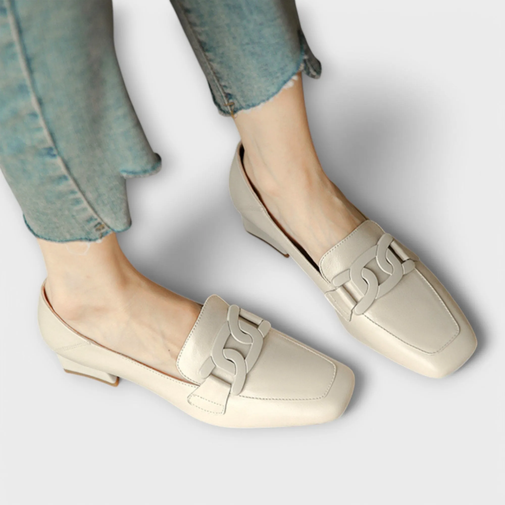 Monika | Neutral Loafers