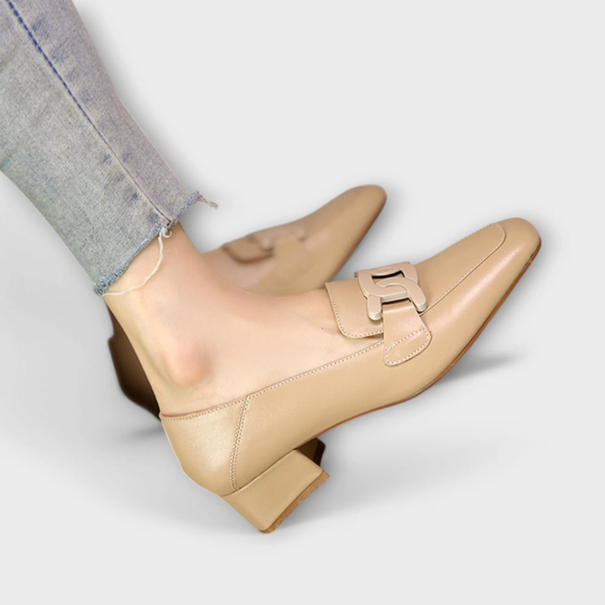 Monika | Neutral Loafers