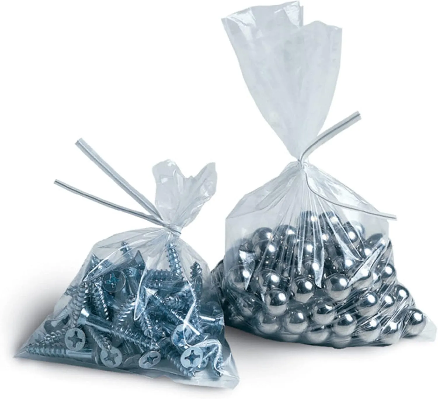 Multiple Sizes Clear Flat Poly Bags - 20 x 30 (50 Bags) 6Mil Flat Open Top Plastic Packaging Packing | Flexible and Durable Plastic Bags | Low-Density Polyethylene (LDPE)