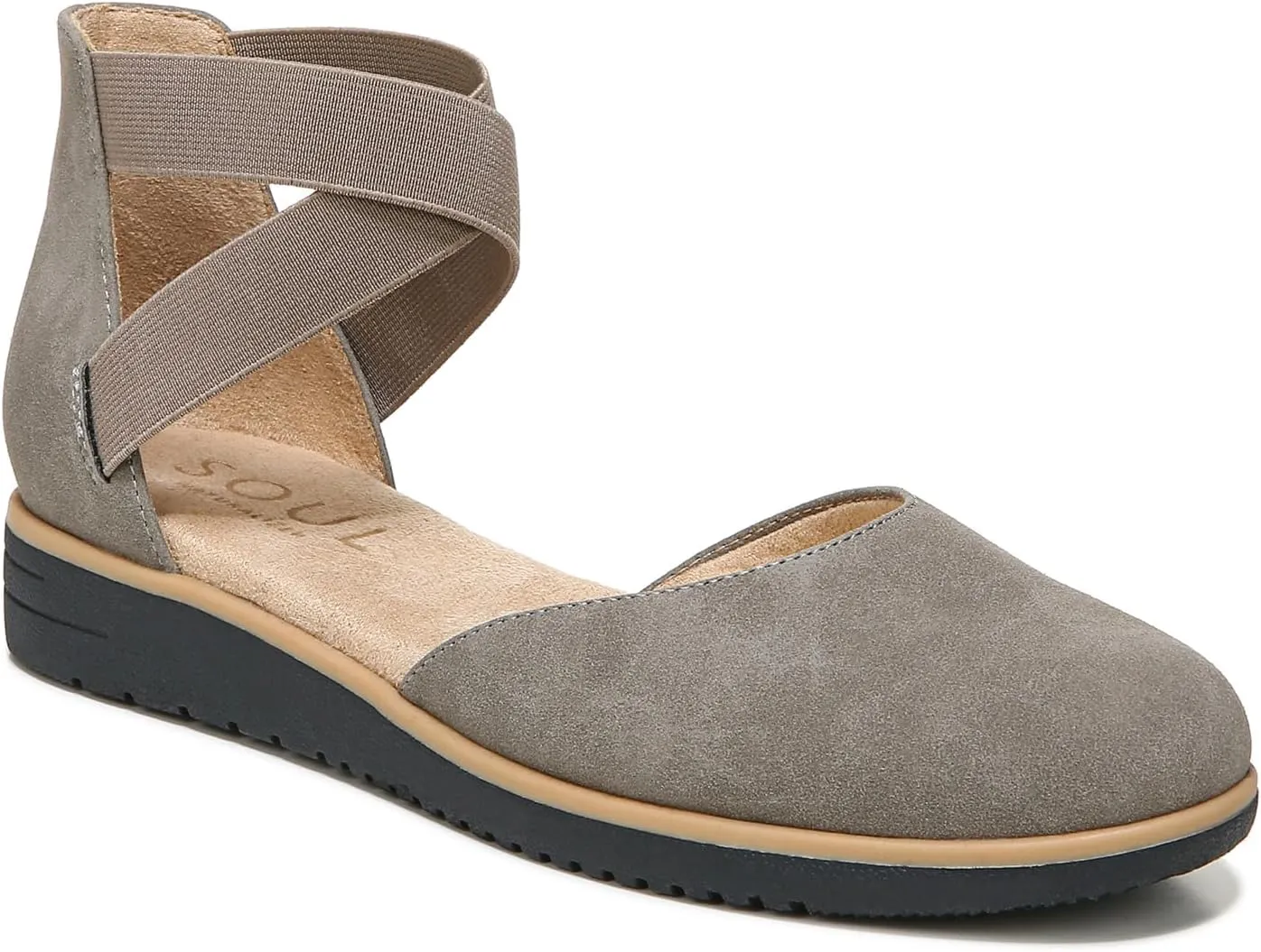 Naturalizer Soul Women's Intro Ankle Strap Flat