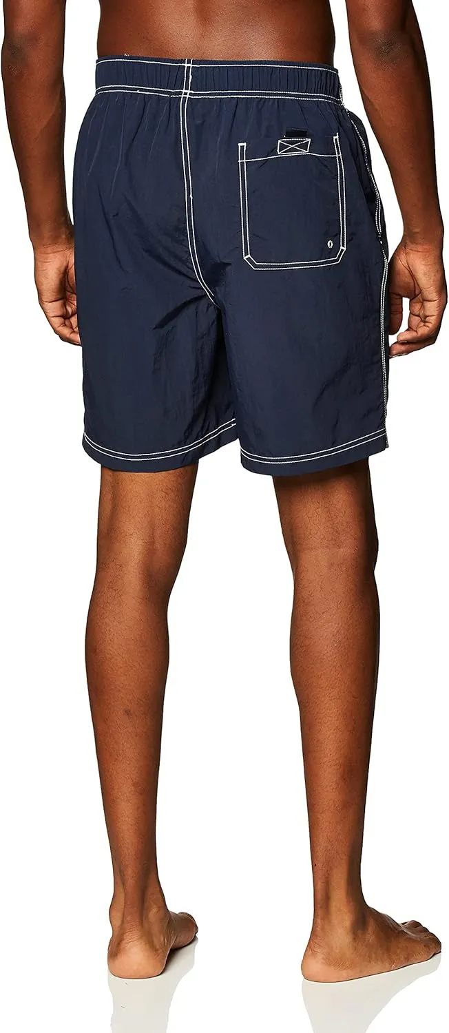 Nautica Men's Quick Dry Solid Swim Trunk