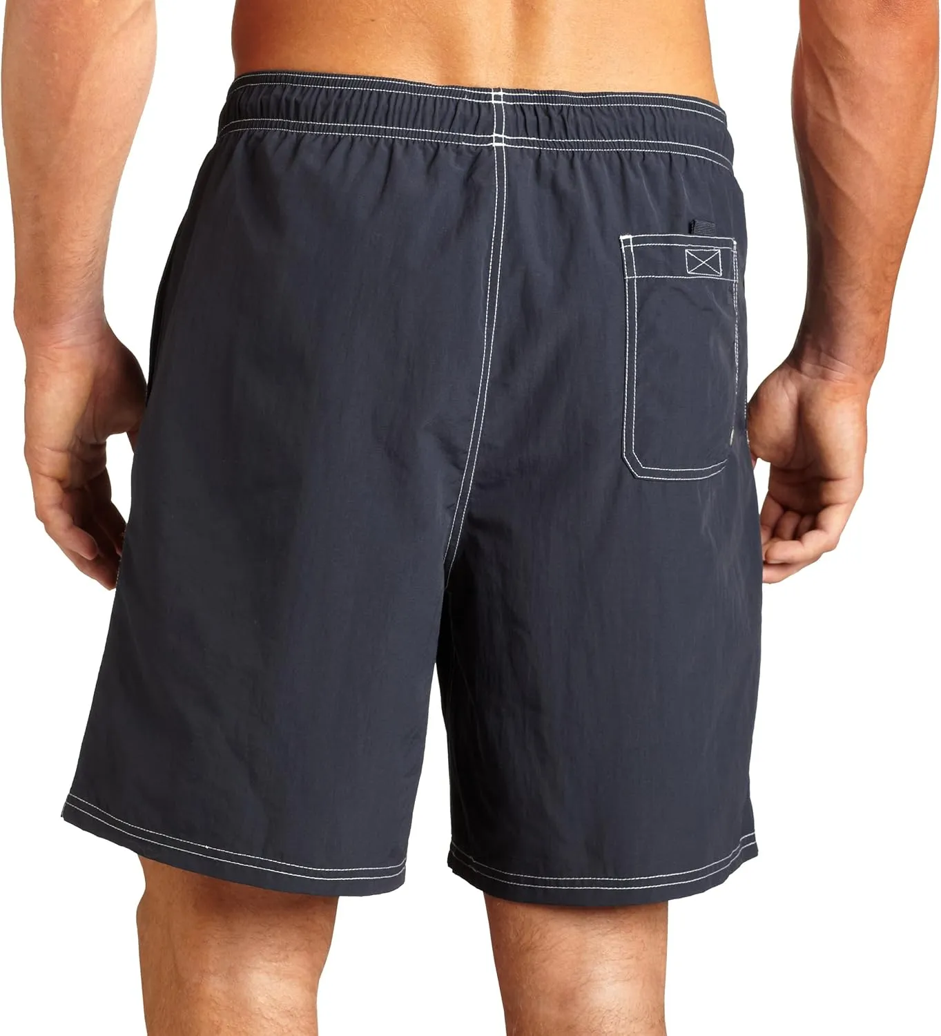 Nautica Men's Quick Dry Solid Swim Trunk
