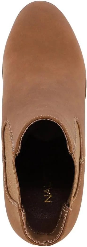 Nautica Womens Wedge Boot Casual Fashion High Heel Ankle Booties (Lace-Up/Slip-On)