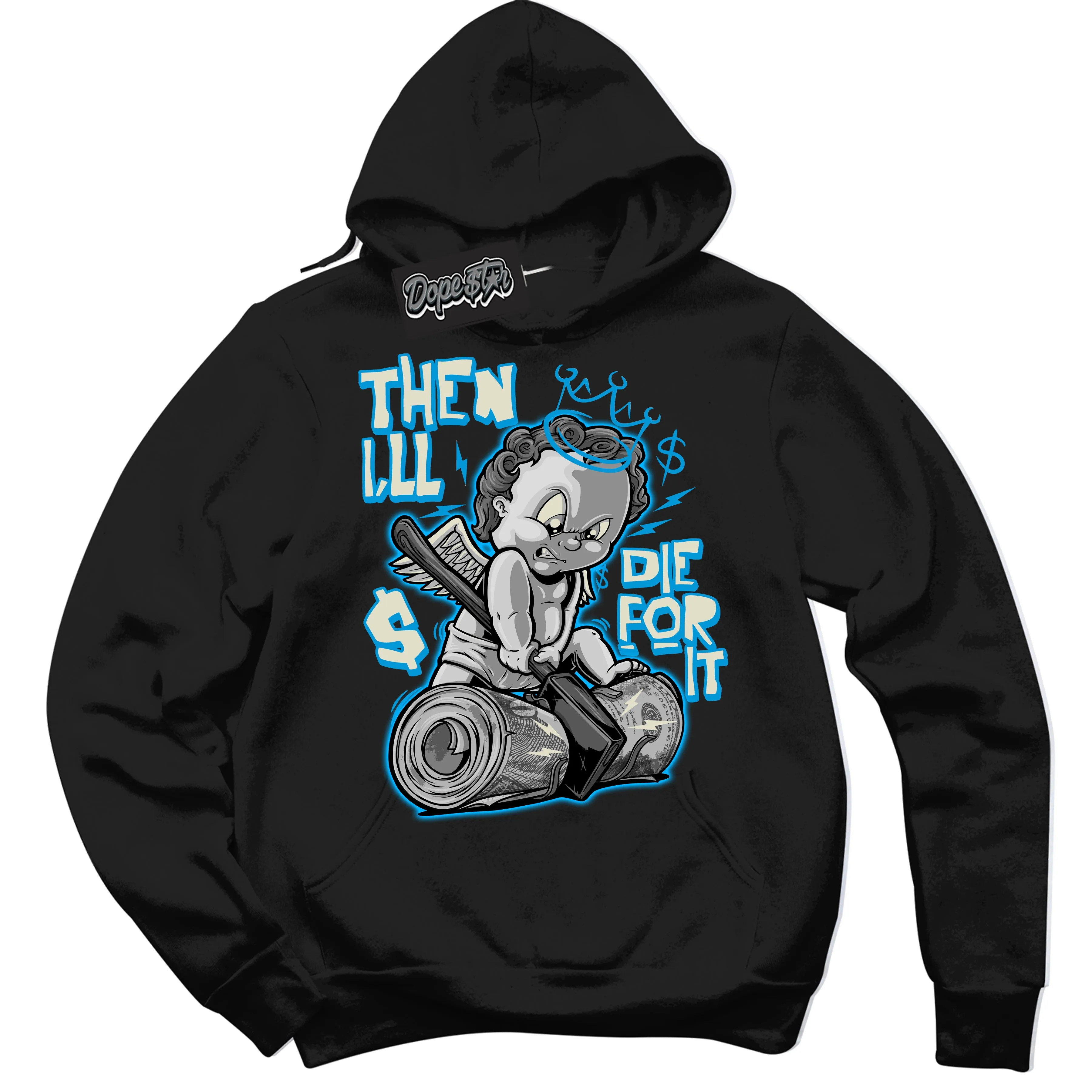 Next Nature Light Khaki Star Blue Dunk Sneaker Hoodie Then I'll Graphic