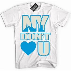 Next Nature Light Khaki Star Blue Dunk Sneaker Shirt NY Don't Love You Graphic