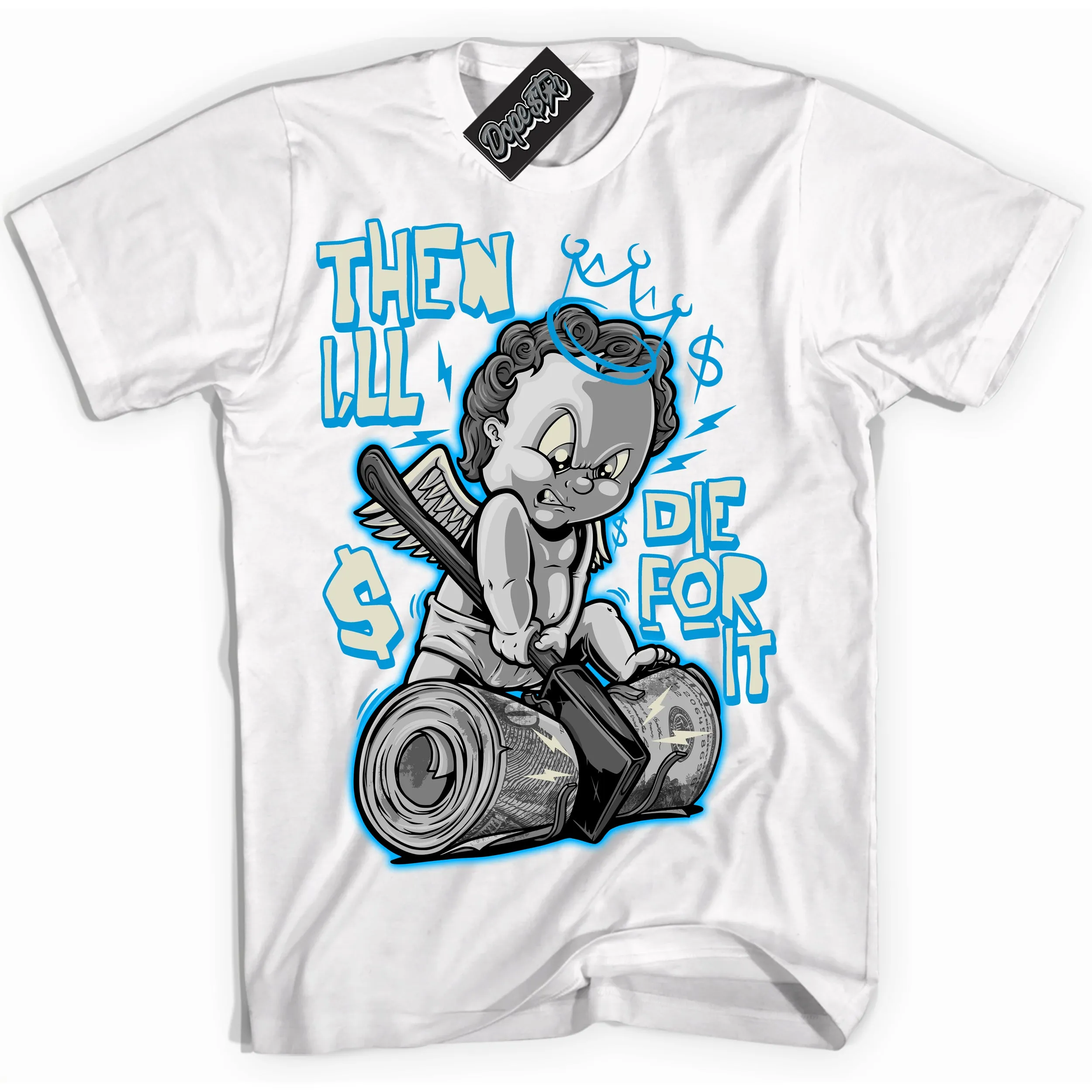 Next Nature Light Khaki Star Blue Dunk Sneaker Shirt Then I'll Graphic