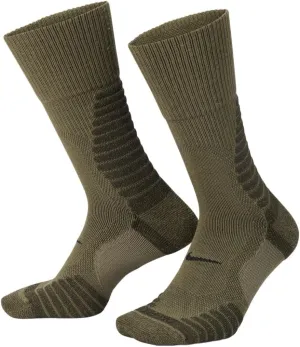 Nike Outdoor Wool Blend Cushioned Crew Socks (US, Alpha, Large, Regular, Regular, Green)