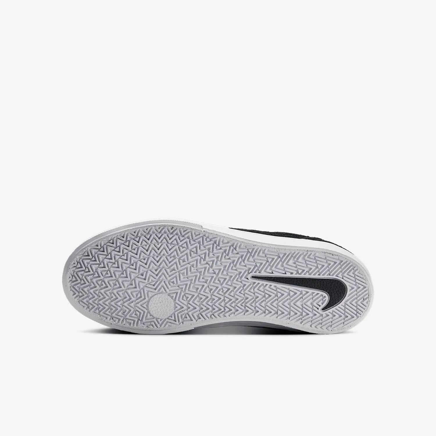 Nike SB Malor Big Kids' Skate Shoes (HF1205-001, Black/Black/White/White)