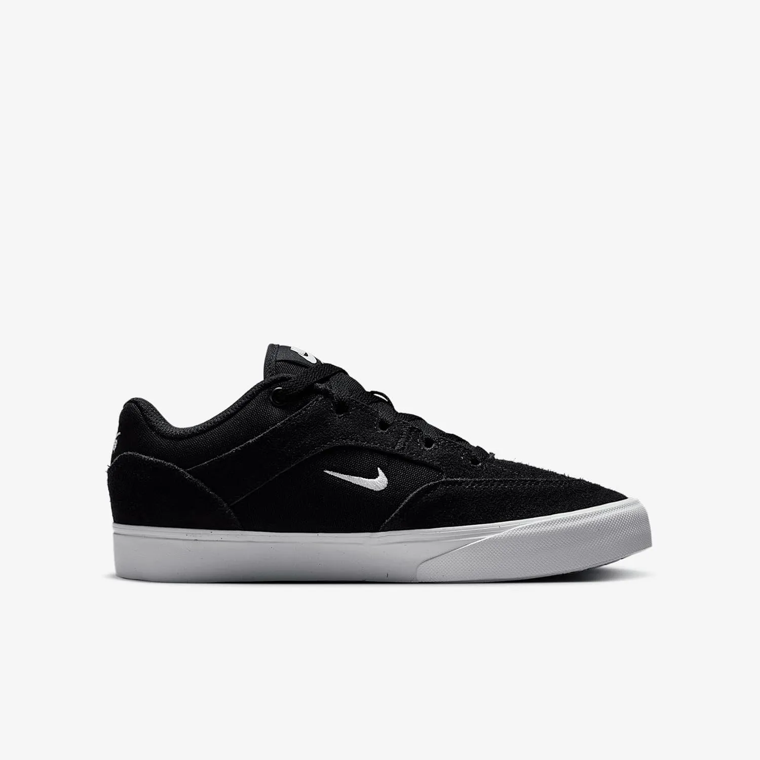 Nike SB Malor Big Kids' Skate Shoes (HF1205-001, Black/Black/White/White)