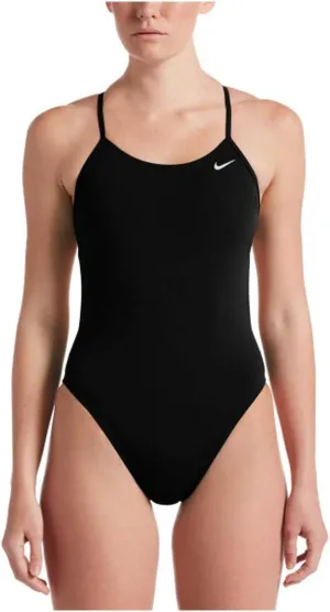 Nike Women's Hydrastrong Cut-Out One Piece,Black (001),28