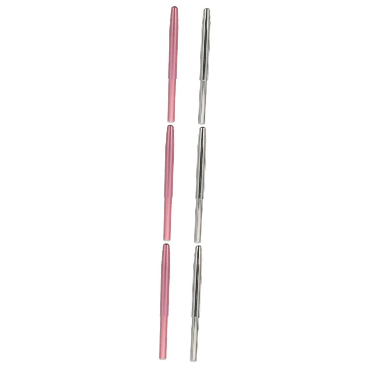 NOLITOY 3sets Acrylic Makeup Brush Set for Beginners 5-piece Girls Makeup Brushes Eye Cosmetic Accessory for Girls 2pcs*3