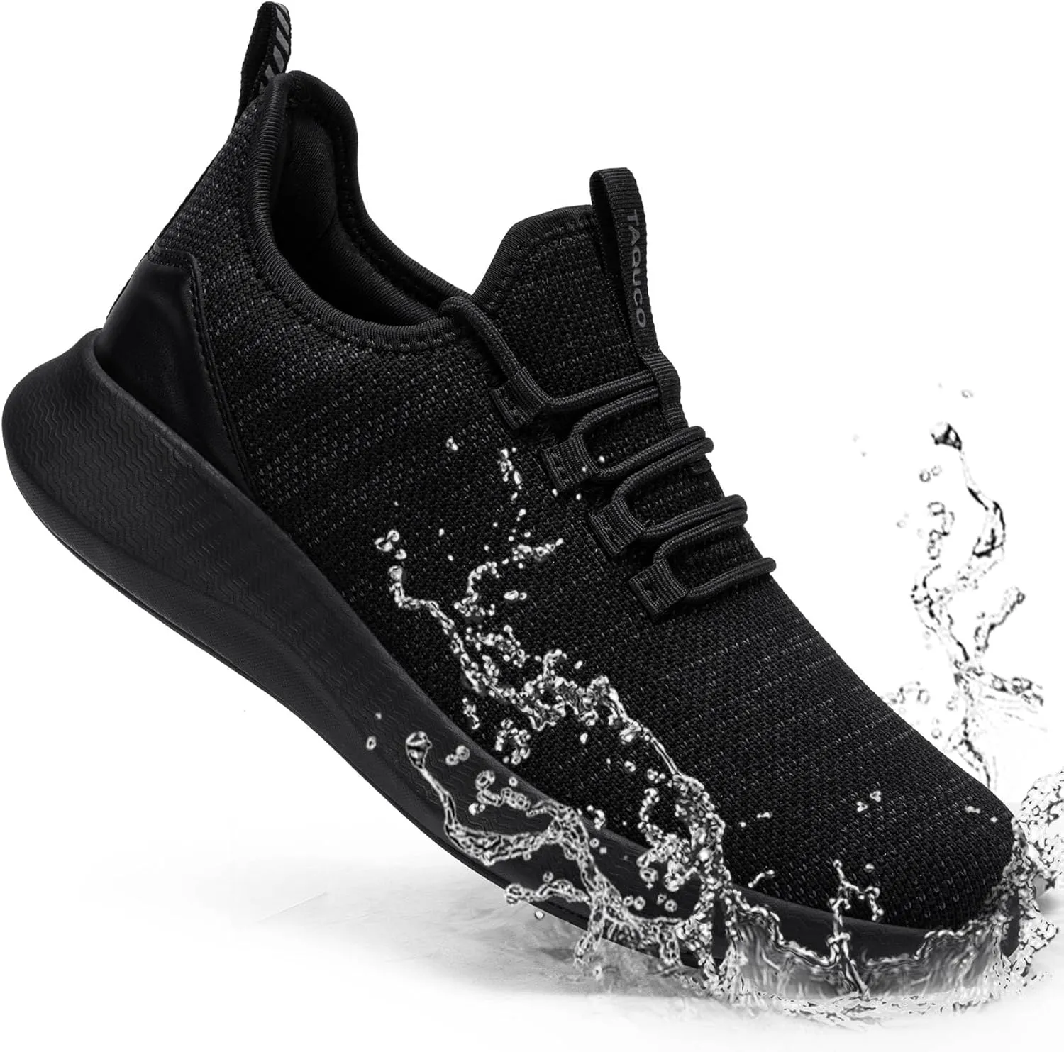 Non Slip Work Shoes for Men Slip On Sneakers Black Lightweight Slip Resistant Shoe Food Service Chef Kitchen Zapatos para Hombre de Trabajo, Charcoal Grey US 6.5-13