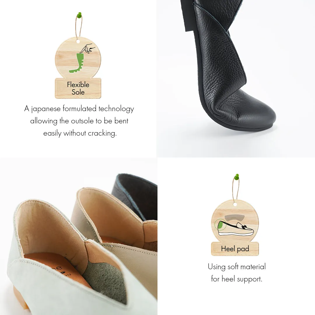 No.RP279 Pointy V-Cut Flat Shoes
