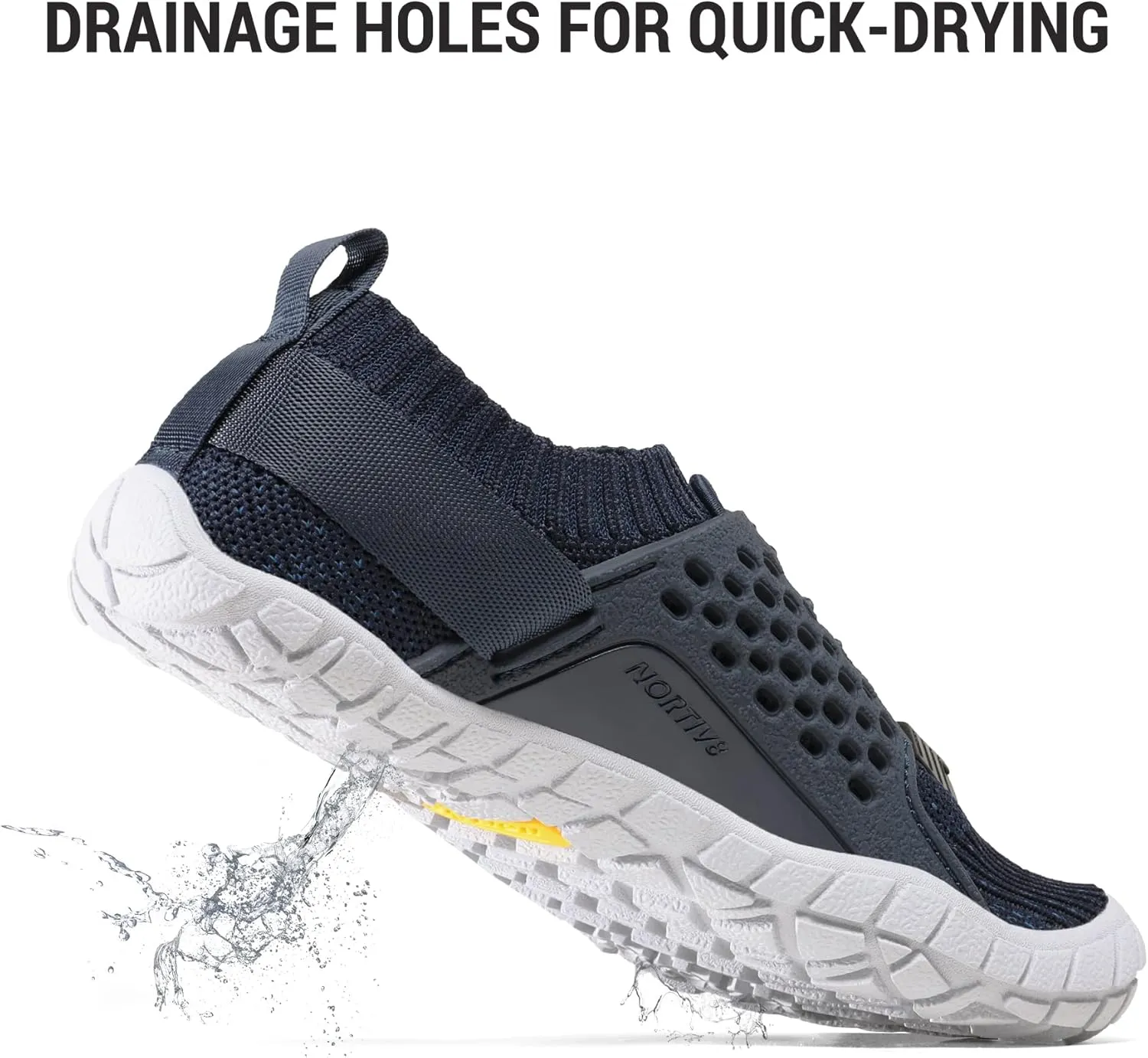 NORTIV 8 Kids Water Shoes Boys Girls Lightweight Athletic Outdoor Quick Dry Barefoot Sports Shoes(Toddler/Little Kid/Big Kid) Aqua