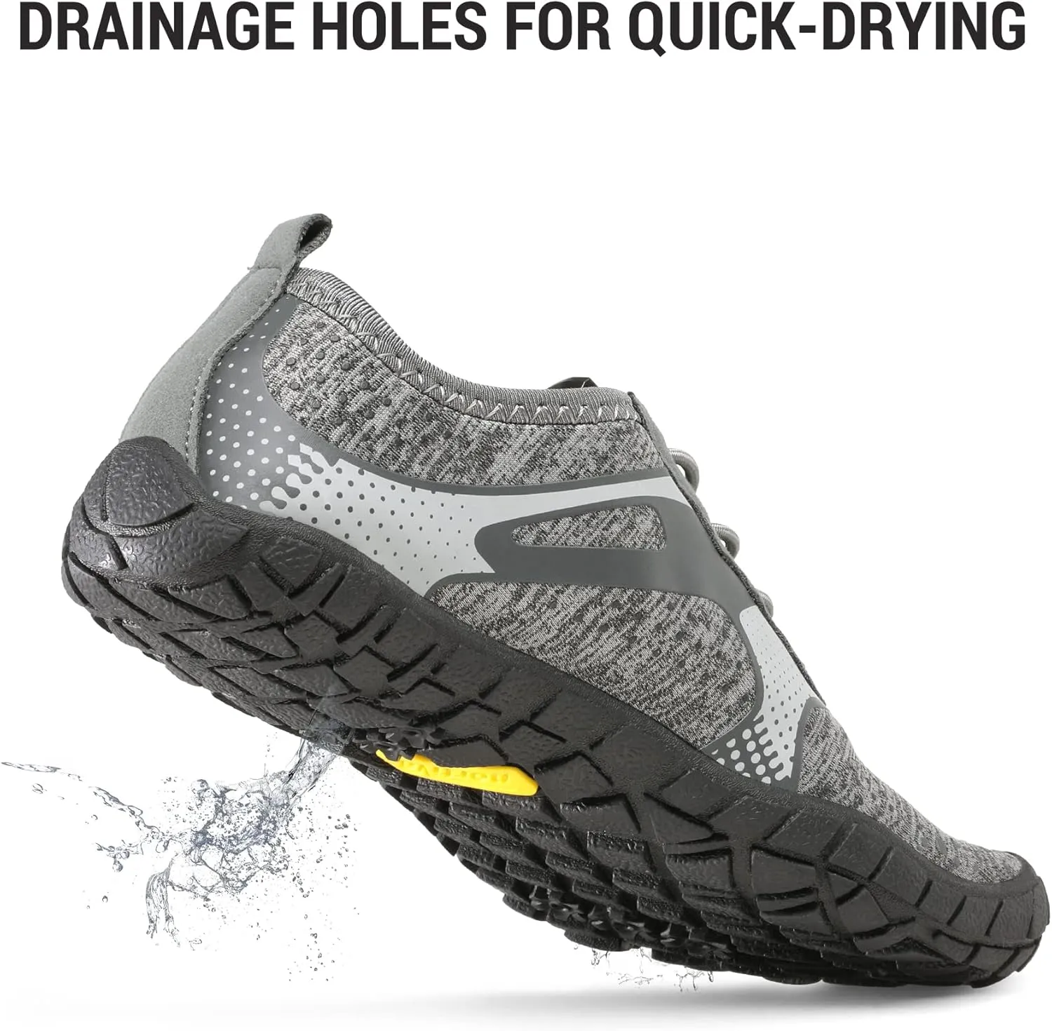 NORTIV 8 Kids Water Shoes, Lightweight Quick Dry Barefoot Athletic Aqua Sports Shoes for Boys & Girls, Outdoor, Summer