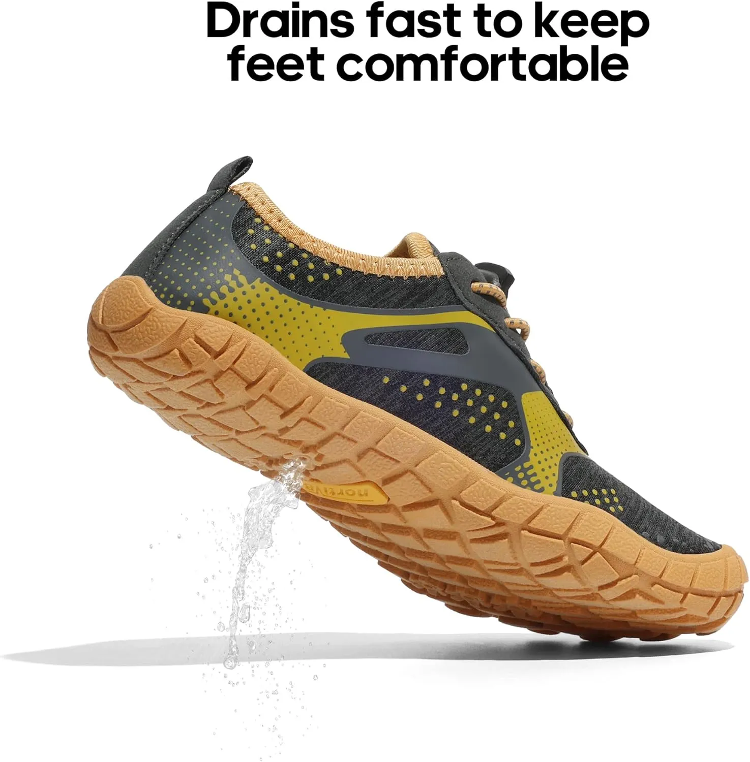 NORTIV 8 Kids Water Shoes, Lightweight Quick Dry Barefoot Athletic Aqua Sports Shoes for Boys & Girls, Outdoor, Summer
