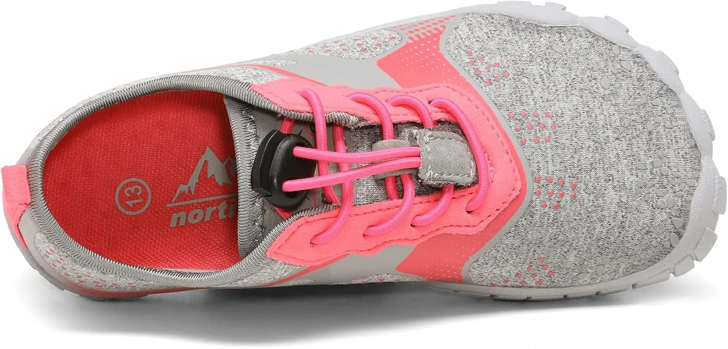 NORTIV 8 Kids Water Shoes, Lightweight Quick Dry Barefoot Athletic Aqua Sports Shoes for Boys & Girls, Outdoor, Summer