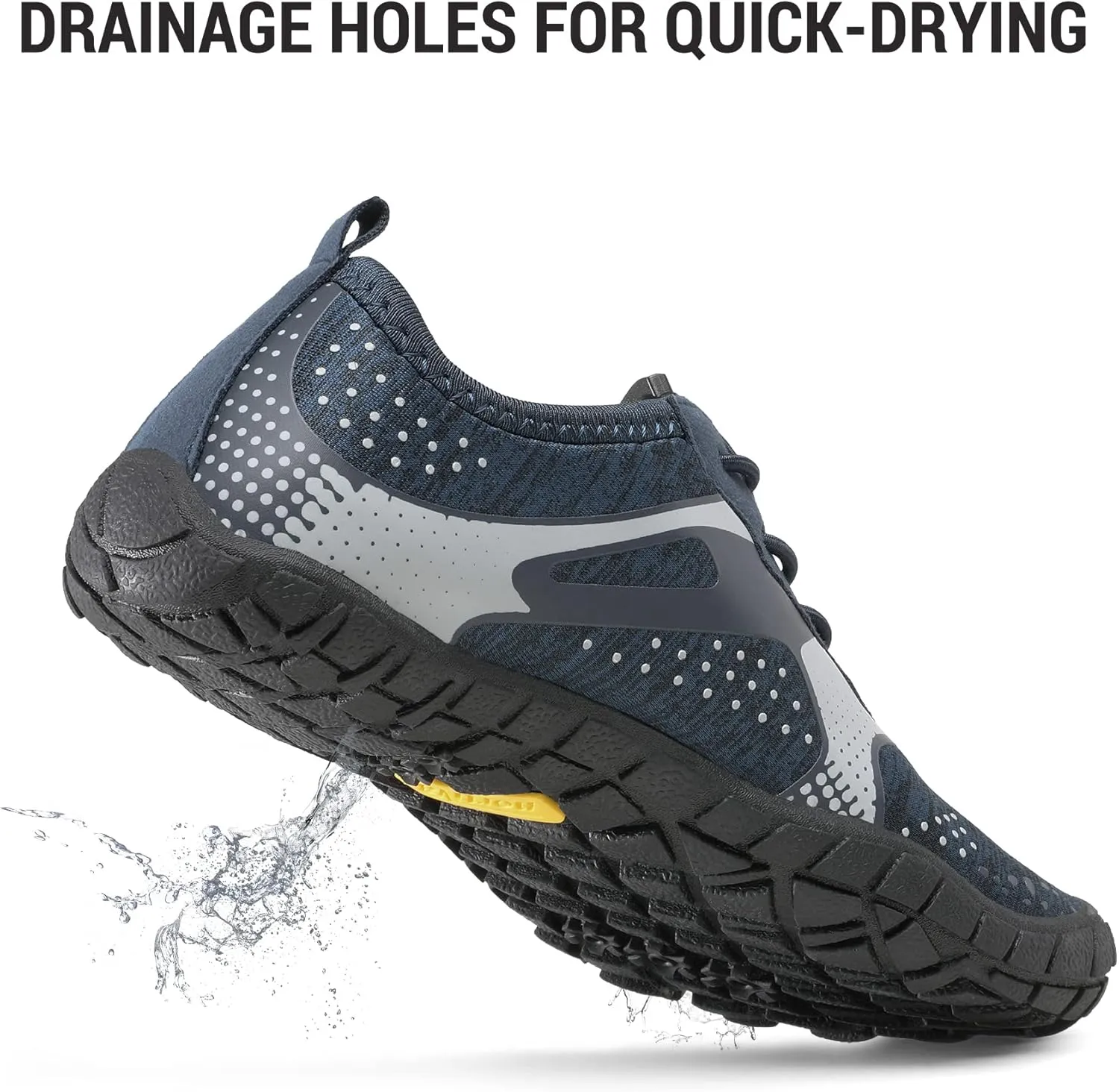 NORTIV 8 Kids Water Shoes, Lightweight Quick Dry Barefoot Athletic Aqua Sports Shoes for Boys & Girls, Outdoor, Summer