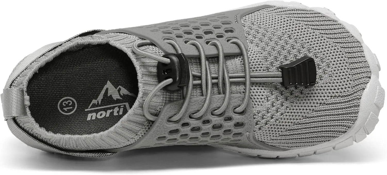 NORTIV 8 Kids Water Shoes, Lightweight Quick Dry Barefoot Athletic Aqua Sports Shoes for Boys & Girls, Outdoor, Summer