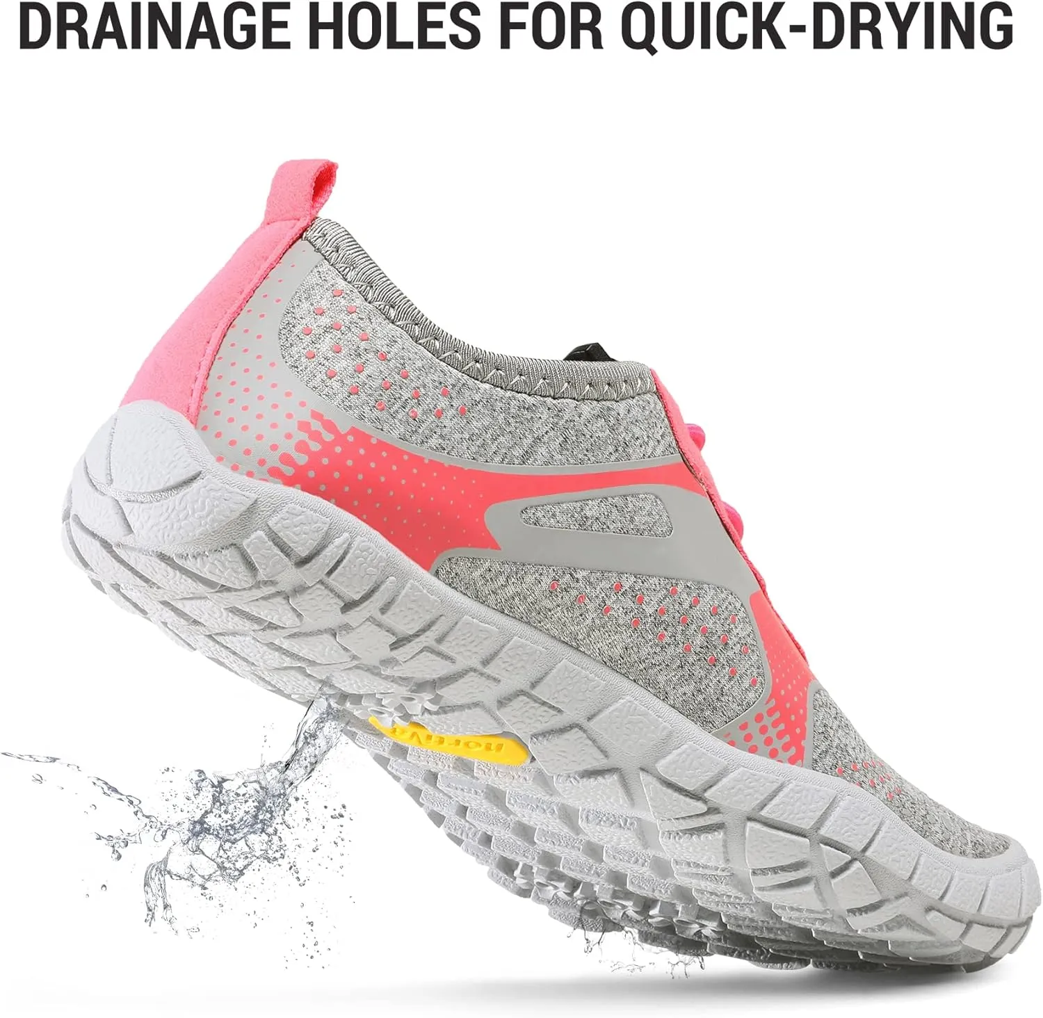NORTIV 8 Kids Water Shoes, Lightweight Quick Dry Barefoot Athletic Aqua Sports Shoes for Boys & Girls, Outdoor, Summer
