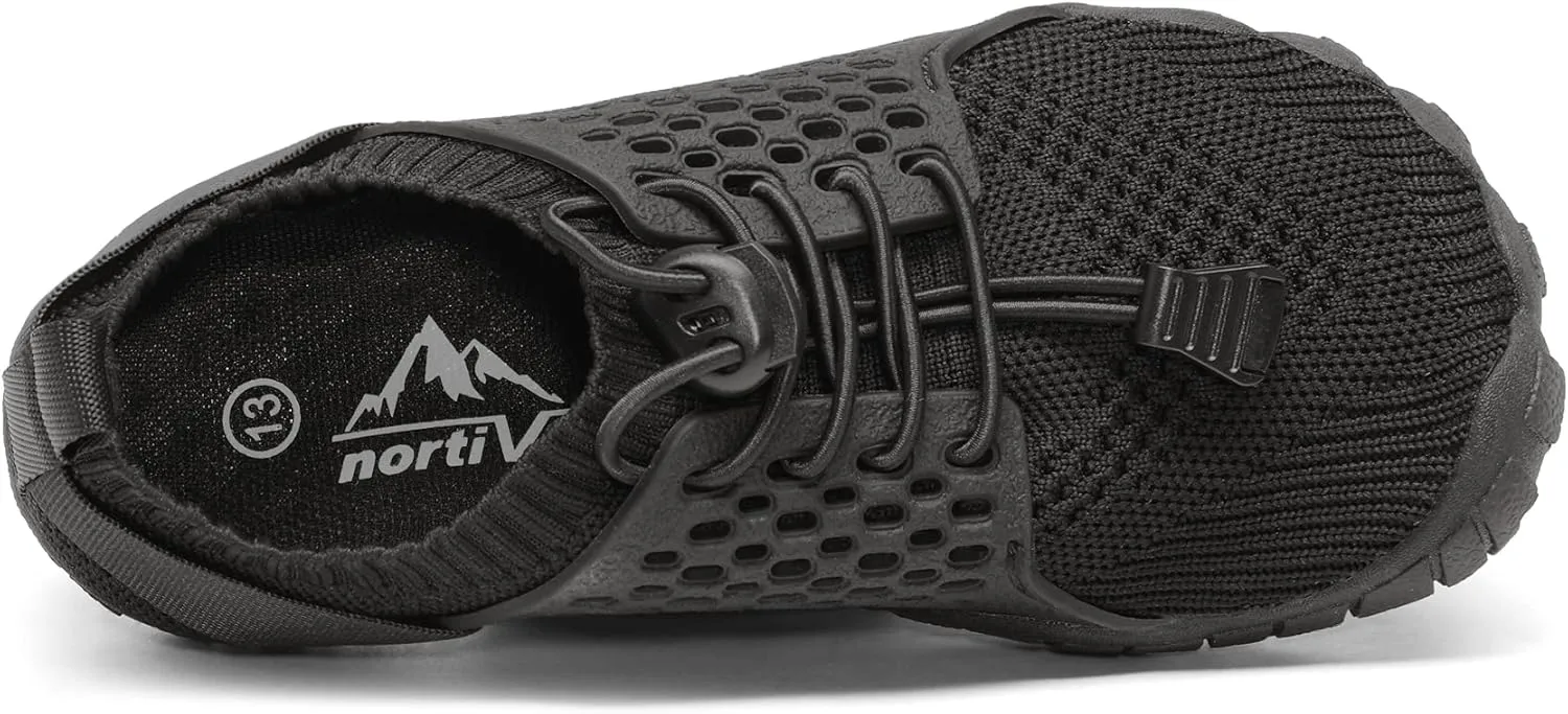 NORTIV 8 Kids Water Shoes, Lightweight Quick Dry Barefoot Athletic Aqua Sports Shoes for Boys & Girls, Outdoor, Summer