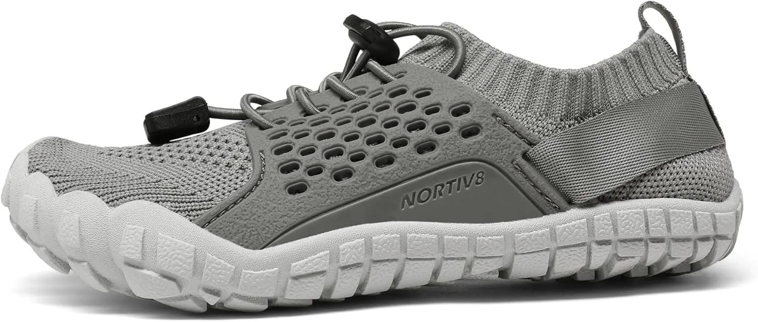 NORTIV 8 Kids Water Shoes, Lightweight Quick Dry Barefoot Athletic Aqua Sports Shoes for Boys & Girls, Outdoor, Summer