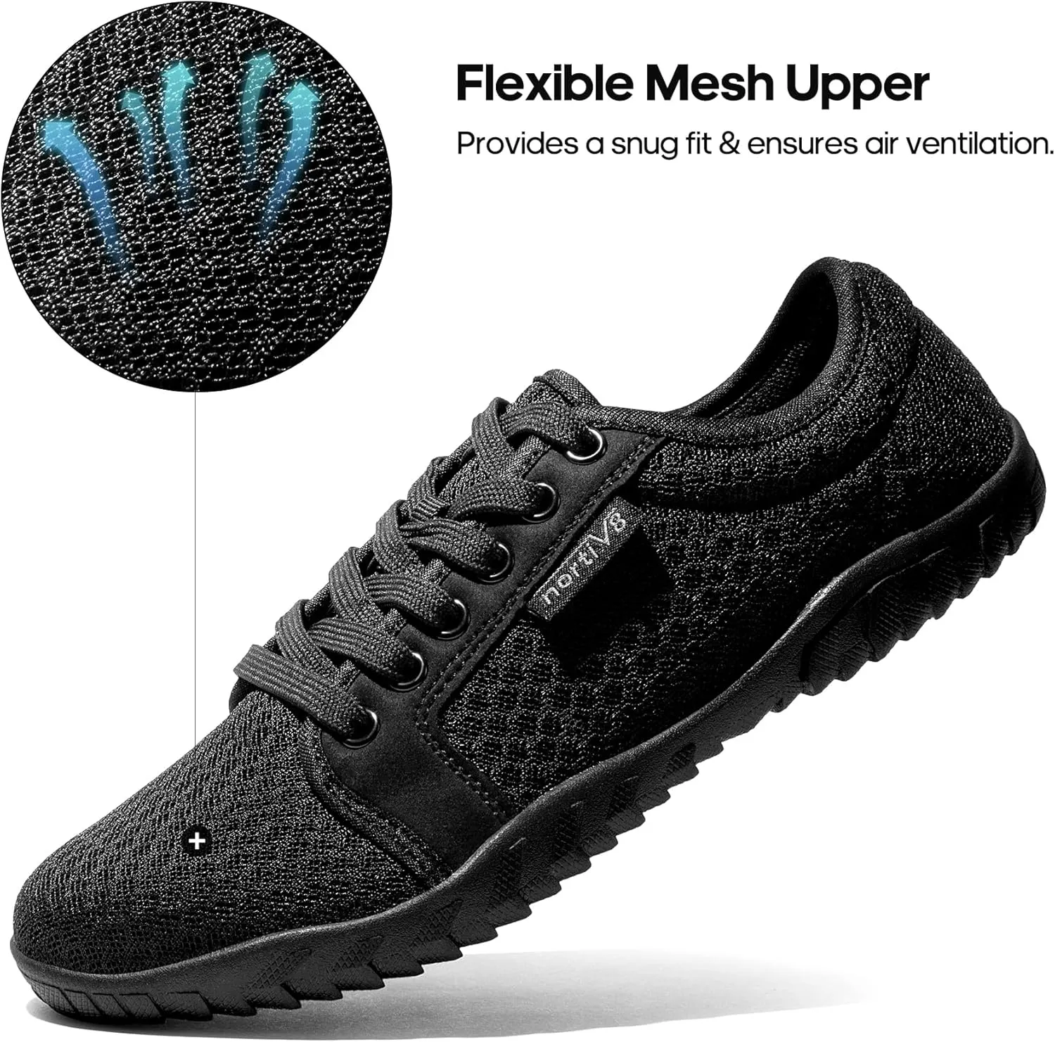 NORTIV 8 Mens Womens Quick Dry Water Shoes - Barefoot Aqua Swim Shoes for Beach Sports, Fishing, Hiking, Boating & Surfing Coast