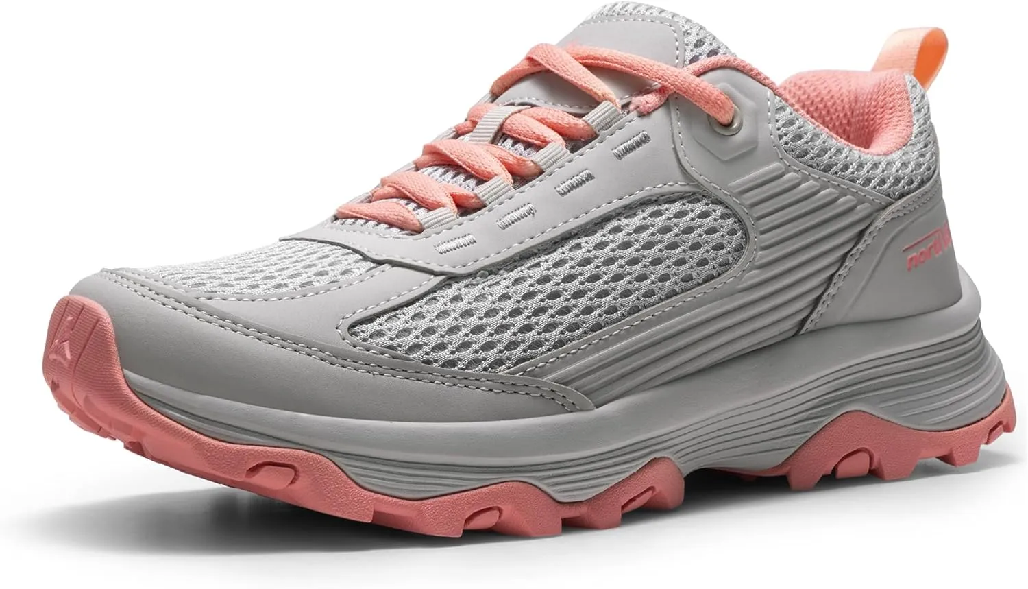 NORTIV 8 Women's Hiking Shoes Lightweight Breathable Mesh Walking Sneakers Outdoor Work Shoes