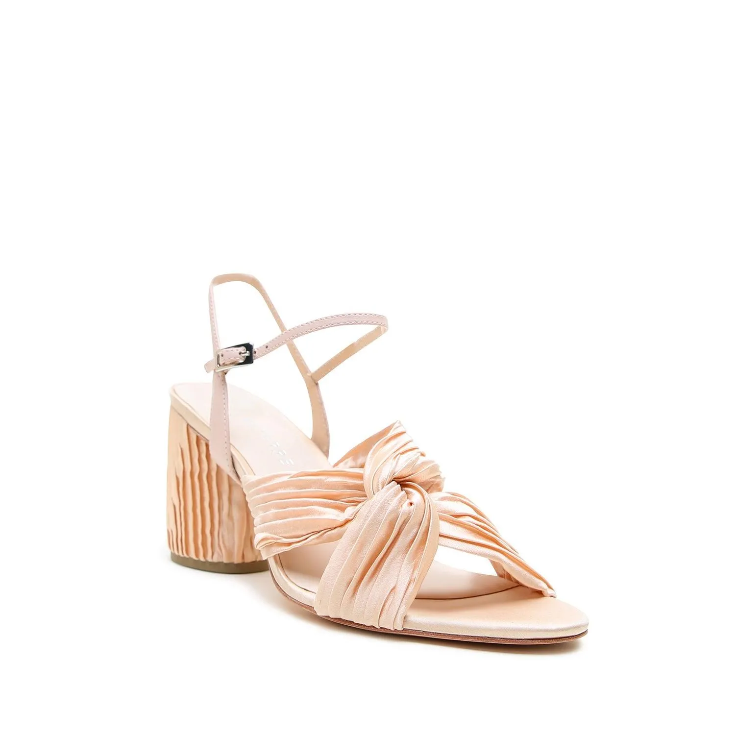 Nude Twist Sandal   Rose Pink Amal Strap