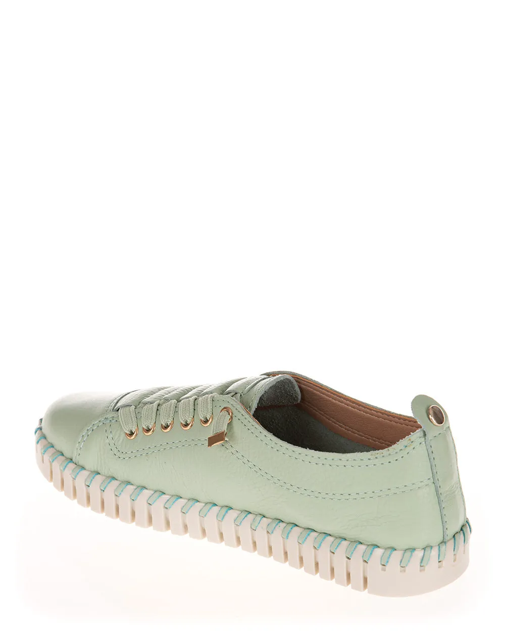 Nui X Neo Zenia Light Green Leather Casual