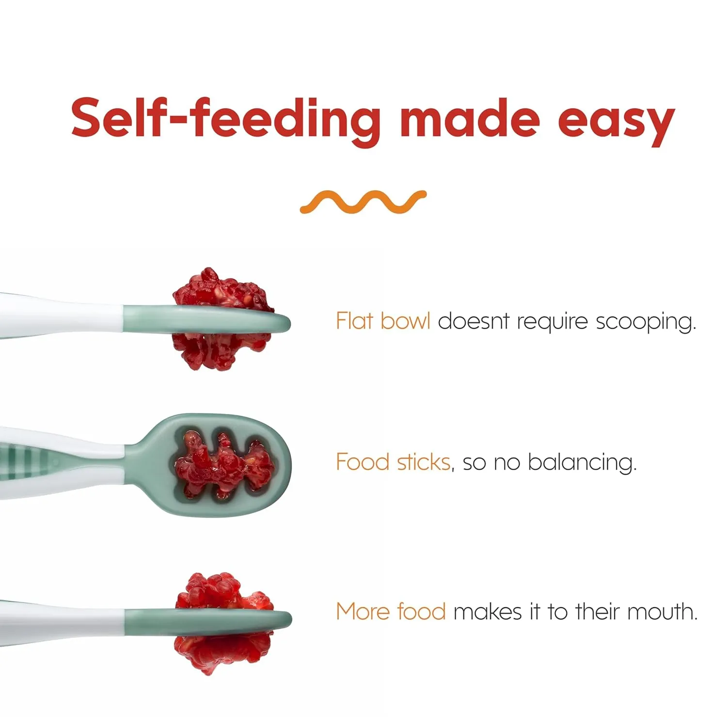 NumNum Baby Spoons Set, Baby Essentials Pre-Spoon GOOtensils for 6  Months, First Stage Self-Feeding Spoons for Baby Led Weaning (BLW), Silicone Toddler Utensils, BPA-Free, 4 Pack Beach Picnic