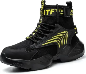 Nutropa Steel Toe Shoes for Men Women Work Safety Footwear Lightweight Breathable Comfortable Industrial Construction Sneakers