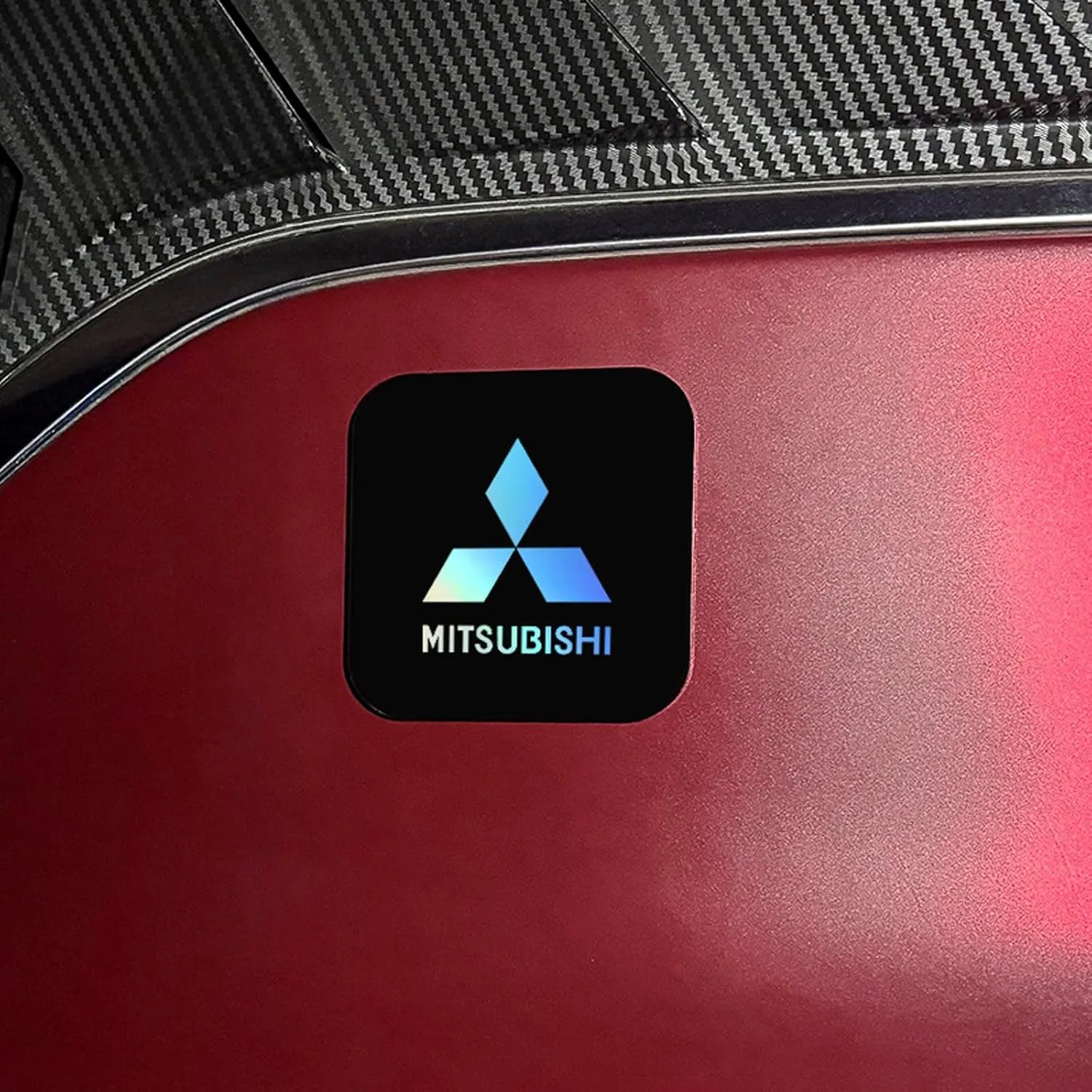 Oil Tank Cap Sticker for Mitsubishi L200 IV Double Cab 2006 2007 08 09 10, Fuel Door Decal Car Accessories, Gas Cap Trim for A Sleek Exterior Look,A
