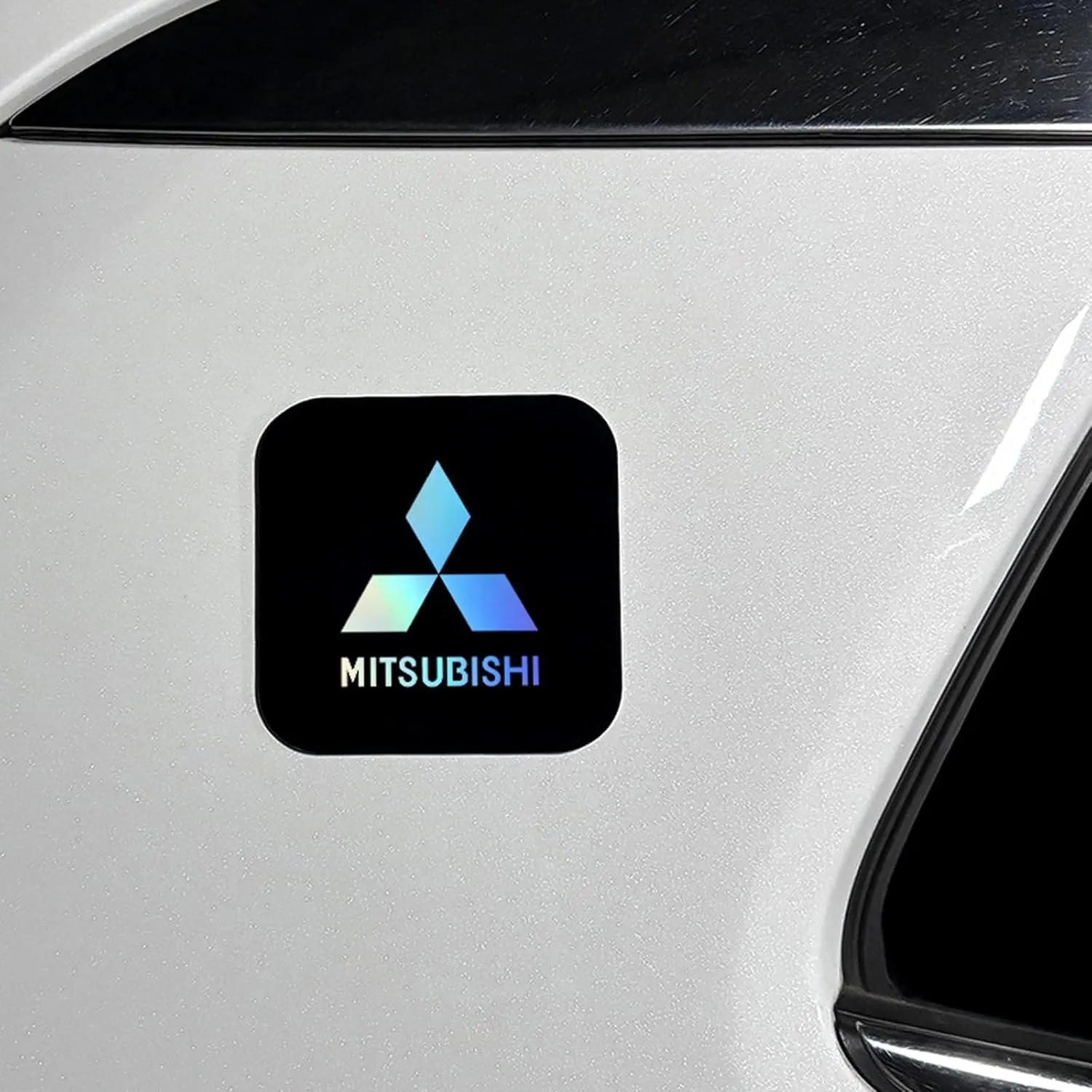 Oil Tank Cap Sticker for Mitsubishi L200 IV Double Cab 2006 2007 08 09 10, Fuel Door Decal Car Accessories, Gas Cap Trim for A Sleek Exterior Look,A