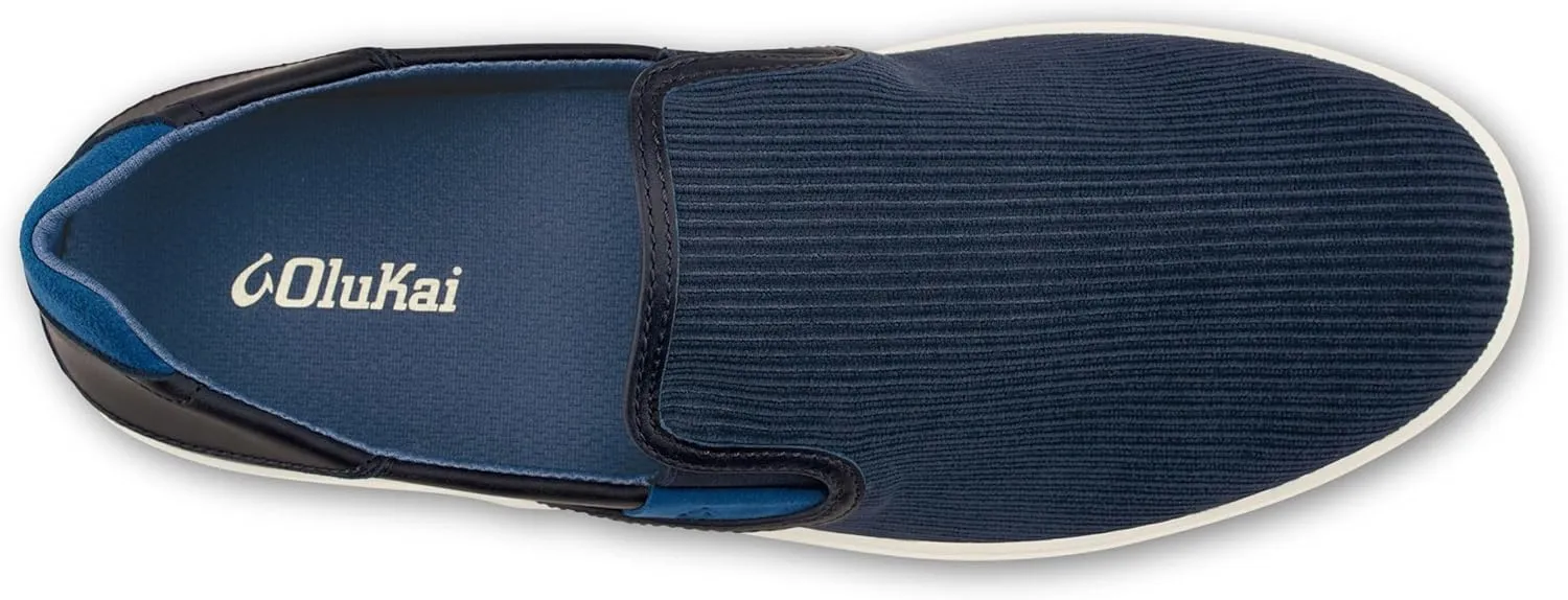 OLUKAI Lae'ahi Kapa Men's Slip On Sneakers, Lightweight & Breathable All-Weather Shoes, Drop-in Heel & Comfort Fit