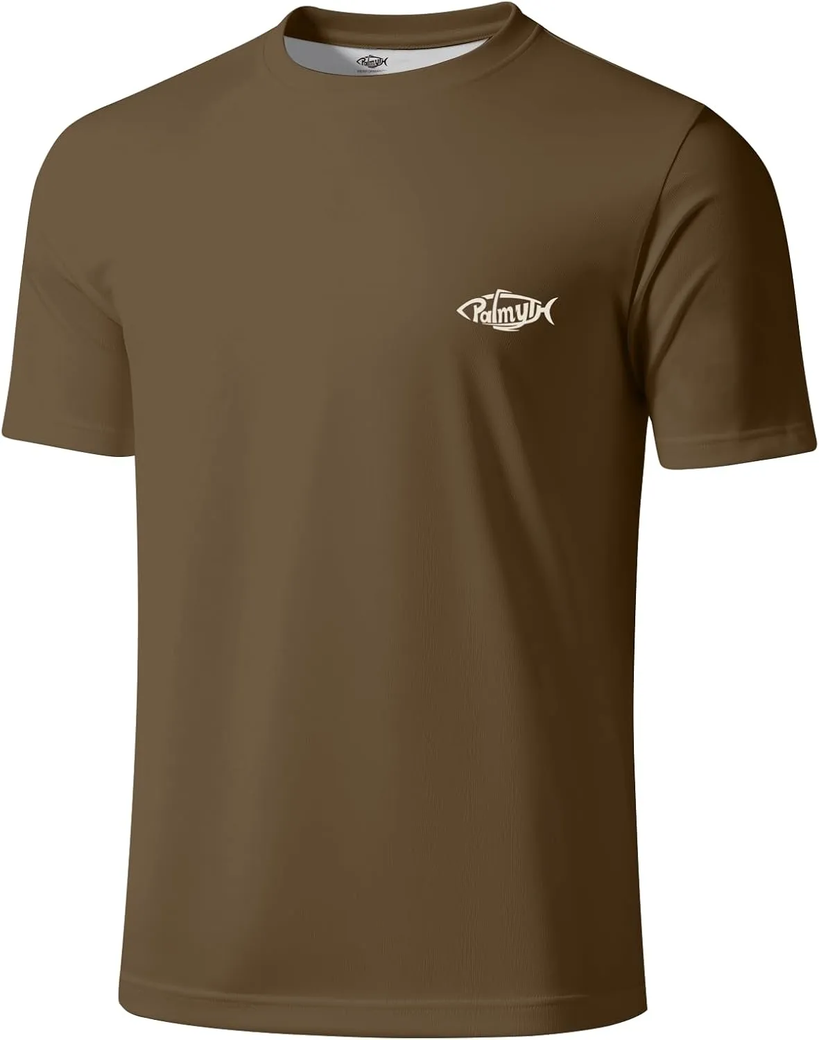Palmyth Mens Fishing Shirts Short Sleeve UPF 50  T-Shirt UV Sun Protection SPF Tee Quick Dry