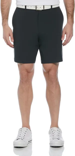 PGA TOUR Men's 8” Heather Performance Stretch Golf Shorts with Active Waistband, Moisture-Wicking, Sun Protection