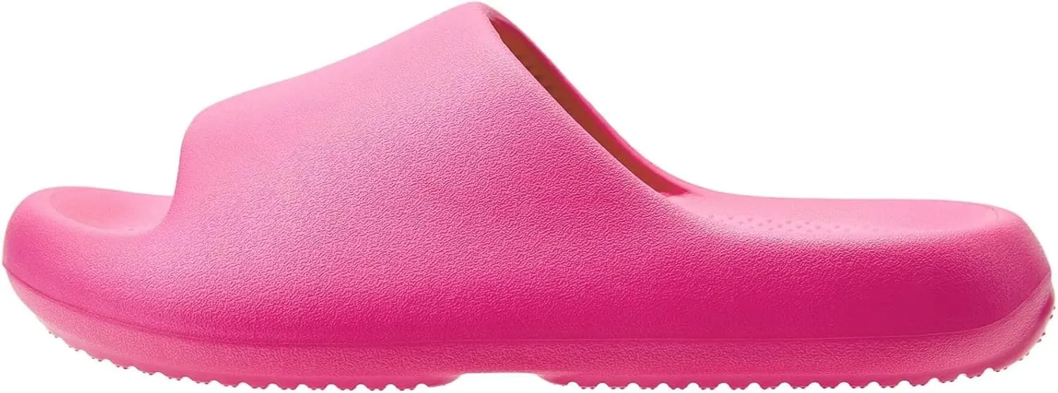 Pillow Slippers for Women and Men, Cloud Slides Shower Sandals House Shoes, Comfy and Cushioned Thick Sole