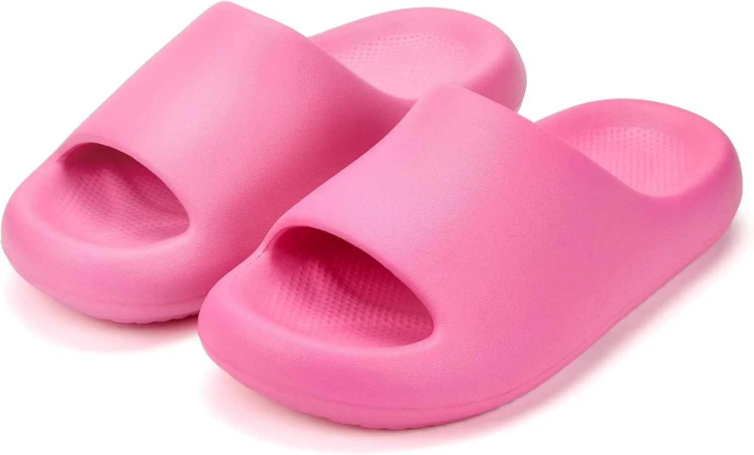 Pillow Slippers for Women and Men, Cloud Slides Shower Sandals House Shoes, Comfy and Cushioned Thick Sole