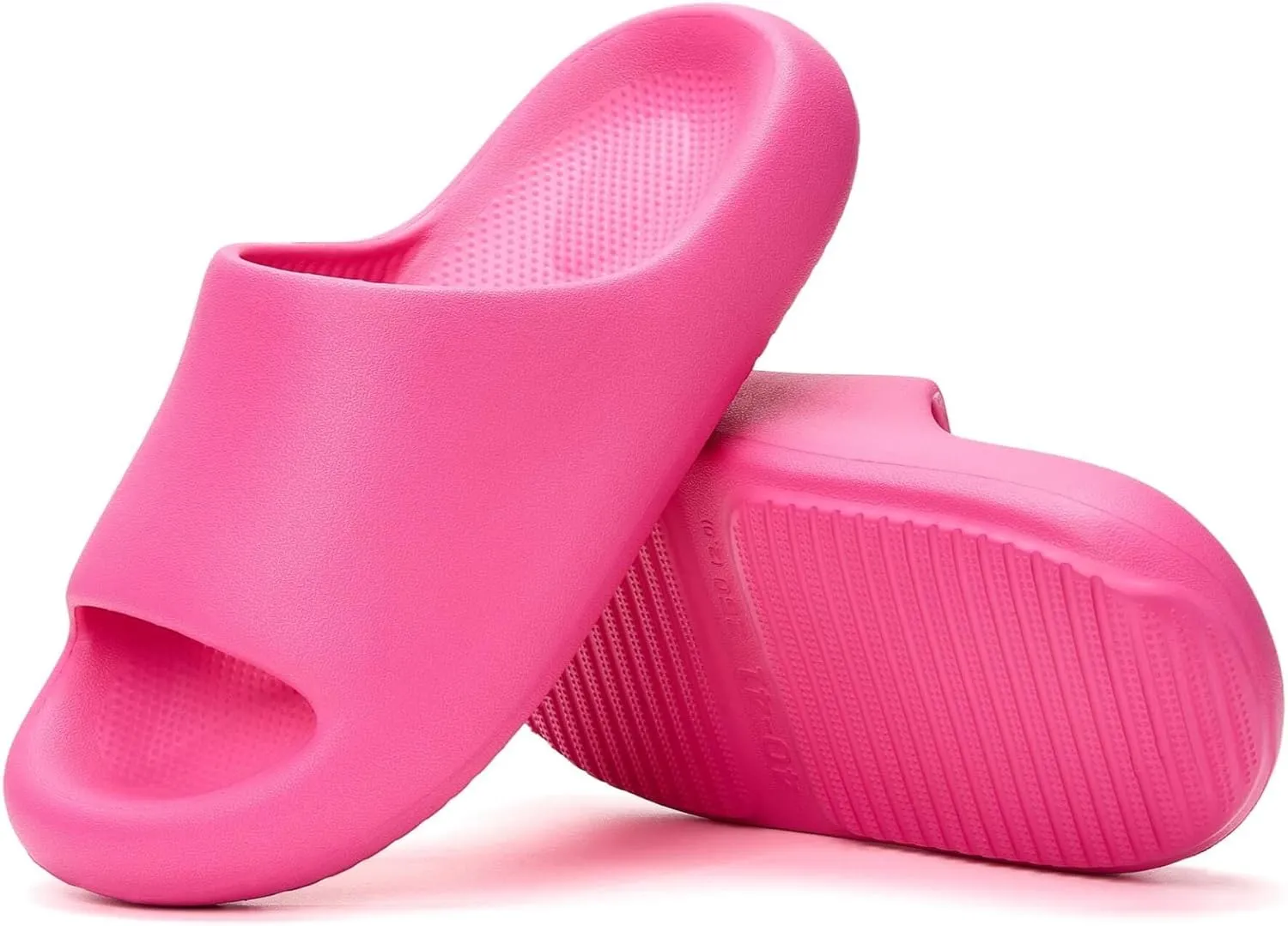 Pillow Slippers for Women and Men, Cloud Slides Shower Sandals House Shoes, Comfy and Cushioned Thick Sole