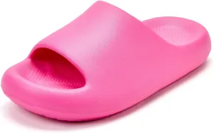 Pillow Slippers for Women and Men, Cloud Slides Shower Sandals House Shoes, Comfy and Cushioned Thick Sole