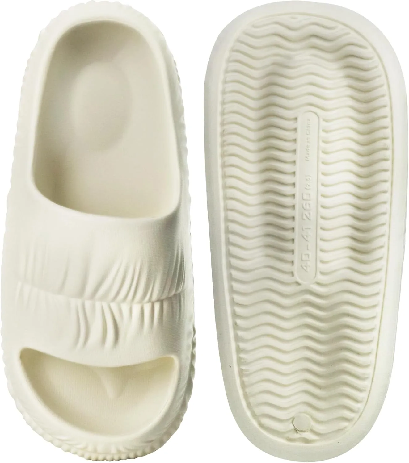 Pillow Slippers for Women and Men | House Slides Shower Sandals | Cushioned Thick Sole