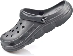 PIMIO Garden Clogs for Women and Men,Slip On Work Shoes with Arch Support,Womens Mens Quick-Dry Water Shoes Casual Sandals,Comfortable Slippers